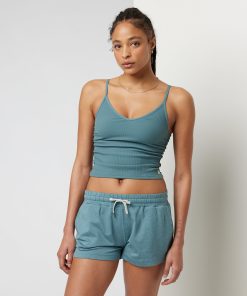 Rib Ruched Tank