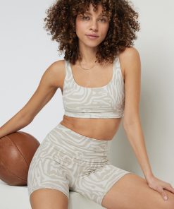 Maze Jacquard Bra