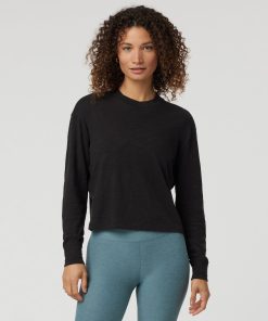 Long Sleeve Sunset Mock Tee