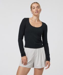Long Sleeve Plie Top